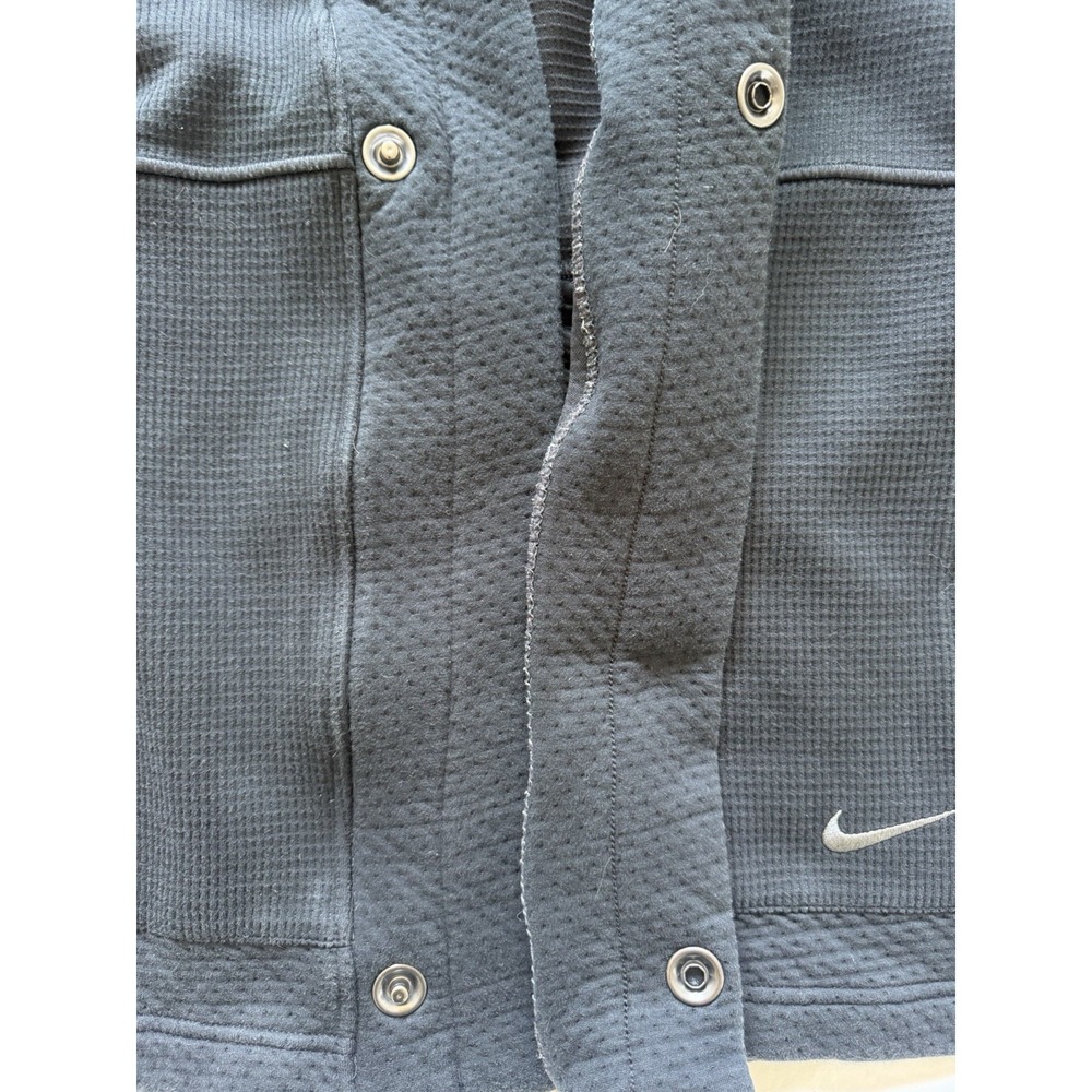 Nike Yoga Therma-Fit Fleece Top Jacket DQ6693-410 Sz: Large Black - Picture 7 of 11